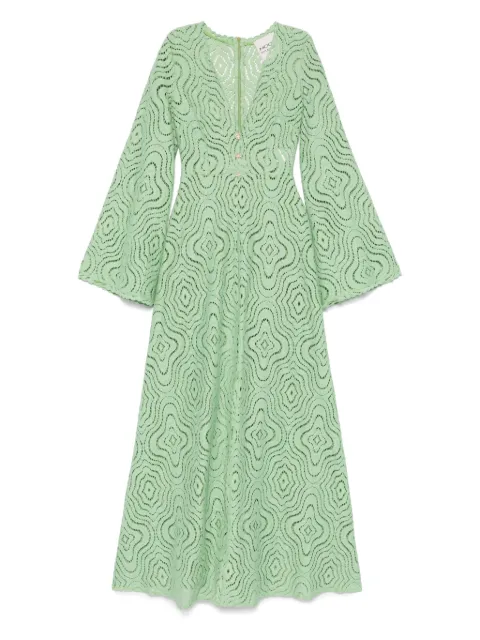 MOOS STUDIO lace maxi dress