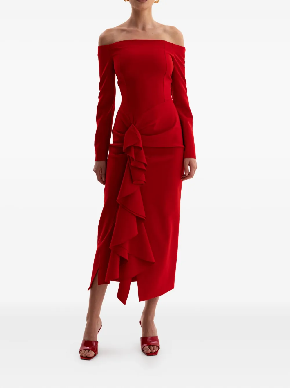 MOOS STUDIO off-shoulder midi dress | Day Dresses | Image 2