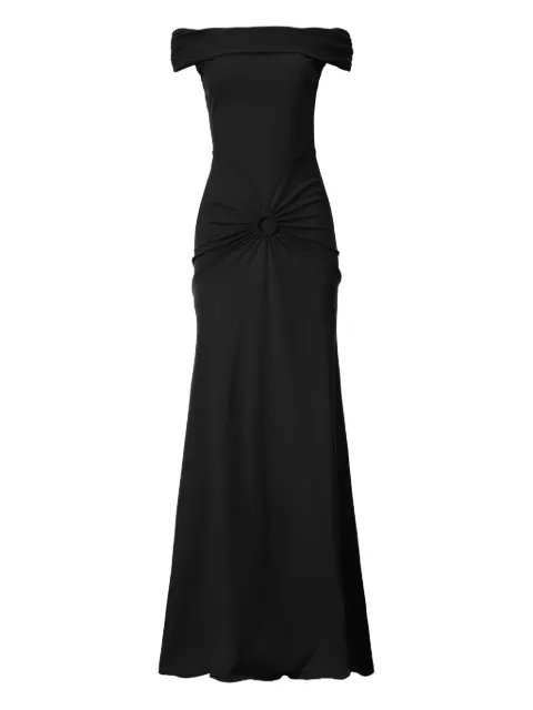 MOOS STUDIO off-shoulder maxi dress