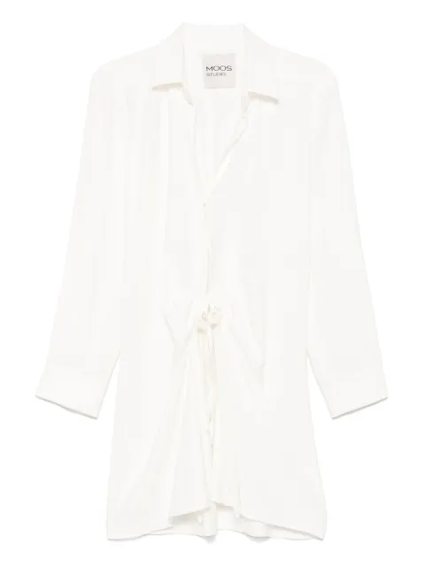 MOOS STUDIO wrap mini dress