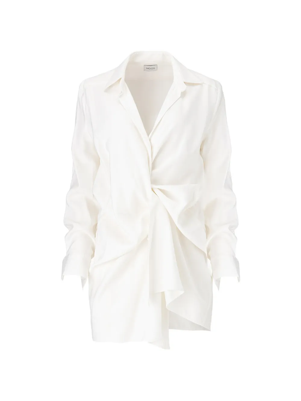 MOOS STUDIO wrap mini dress - Bianco