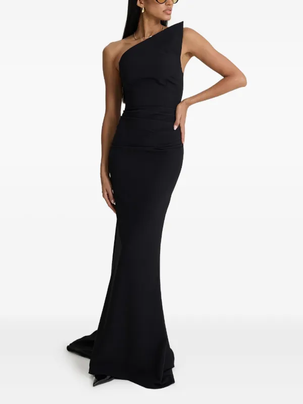 black triangle dress Triangle Asymmetrical Dress
