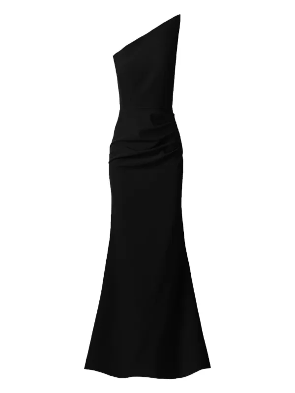MOOS STUDIO Triangle Of Love Maxi Dress | Black | FARFETCH