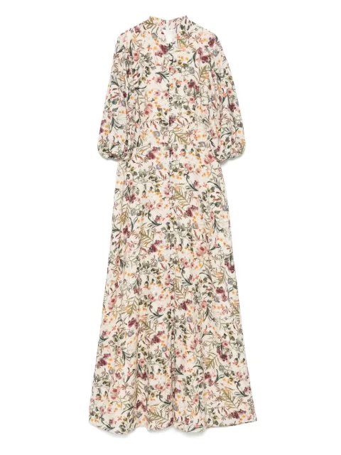 MOOS STUDIO vestido largo Jardin de Fleurs