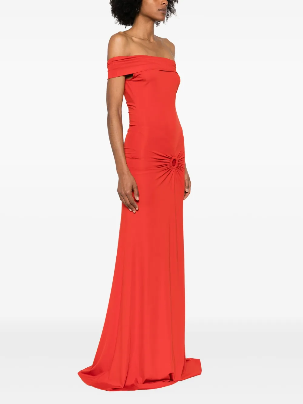 MOOS STUDIO Lunar maxi-jurk Rood