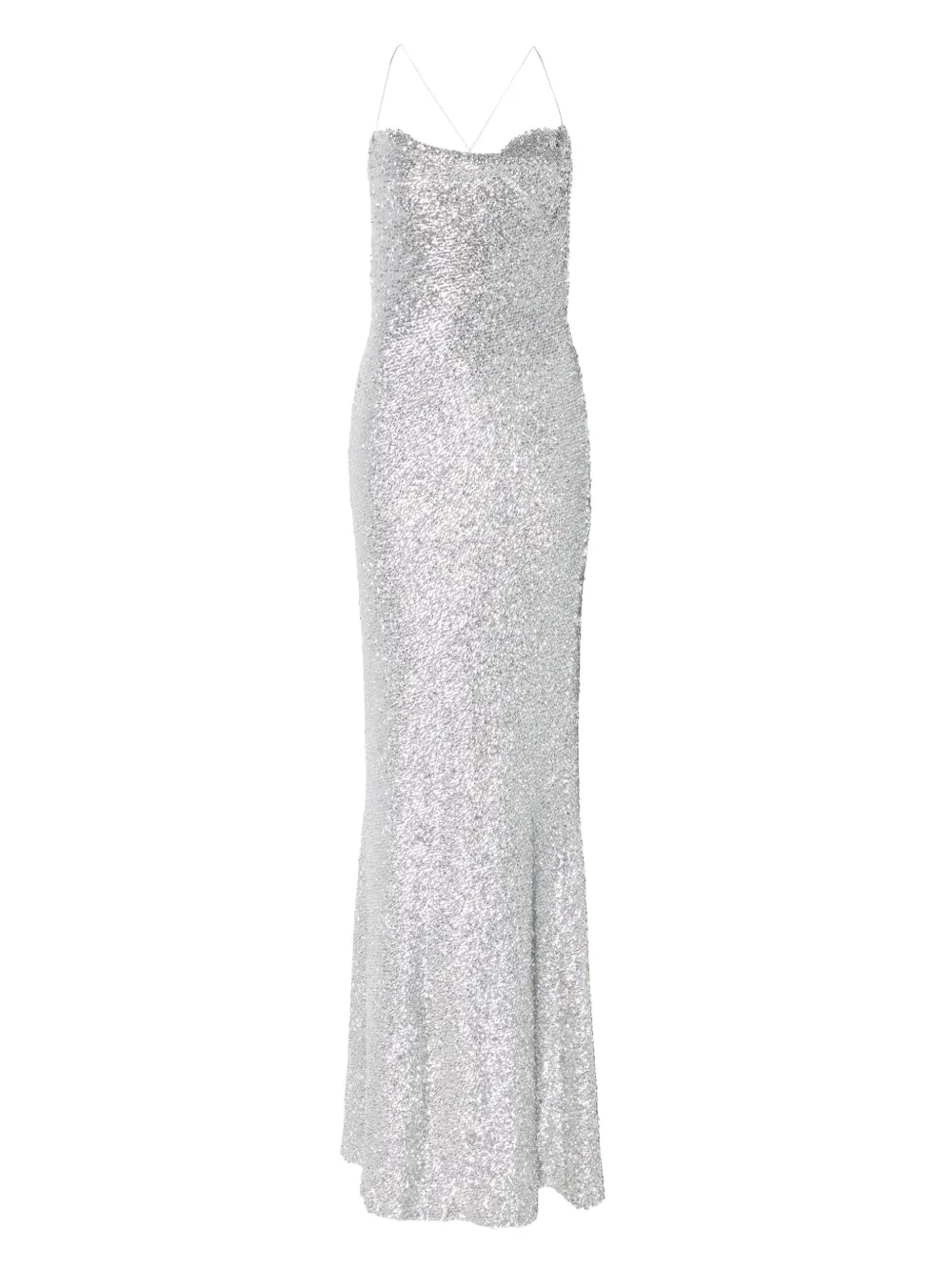 MOOS STUDIO Pisces Moon maxi dress | Silver | Image 1