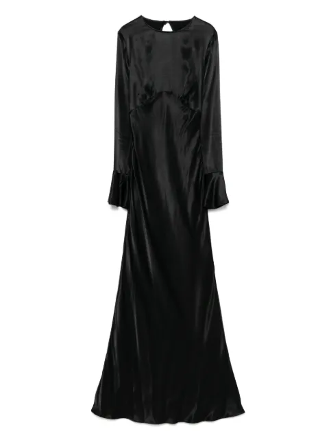 MOOS STUDIO satin maxi dress