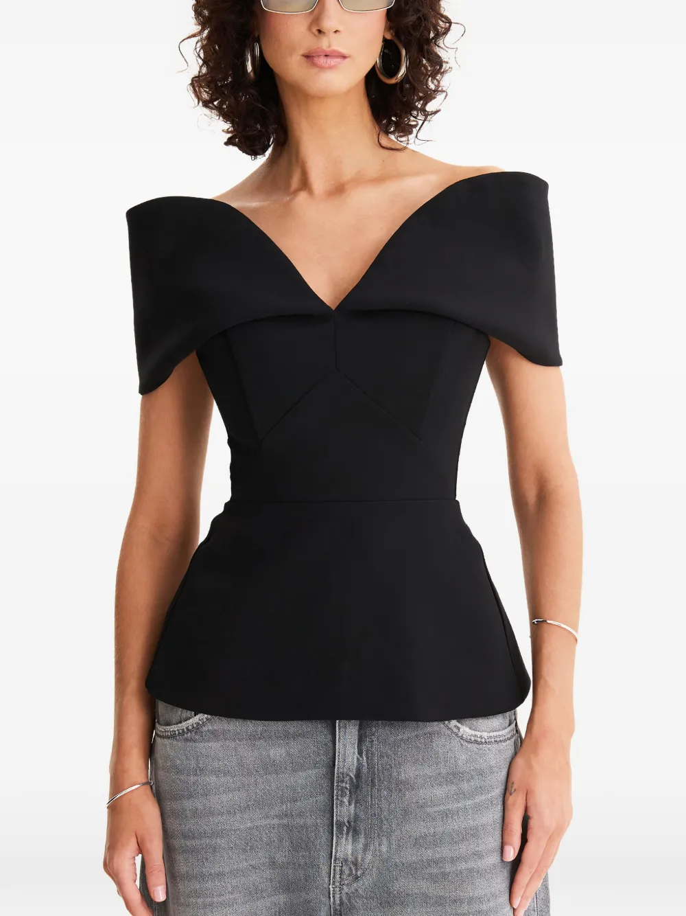 MOOS STUDIO sleeveless top | Black | Image 1