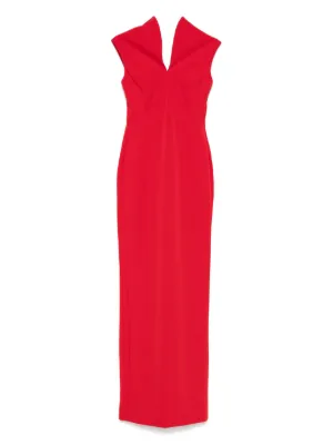 knee length dresses for ladies 365 Open Back Maxi Dress
