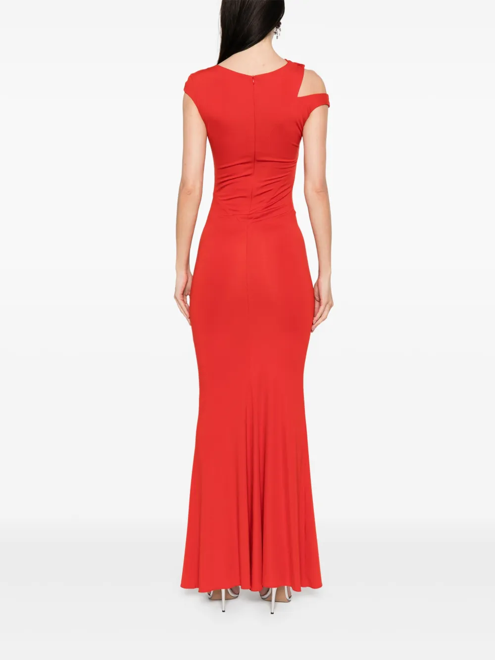MOOS STUDIO Used to Be Yours maxi-jurk Rood
