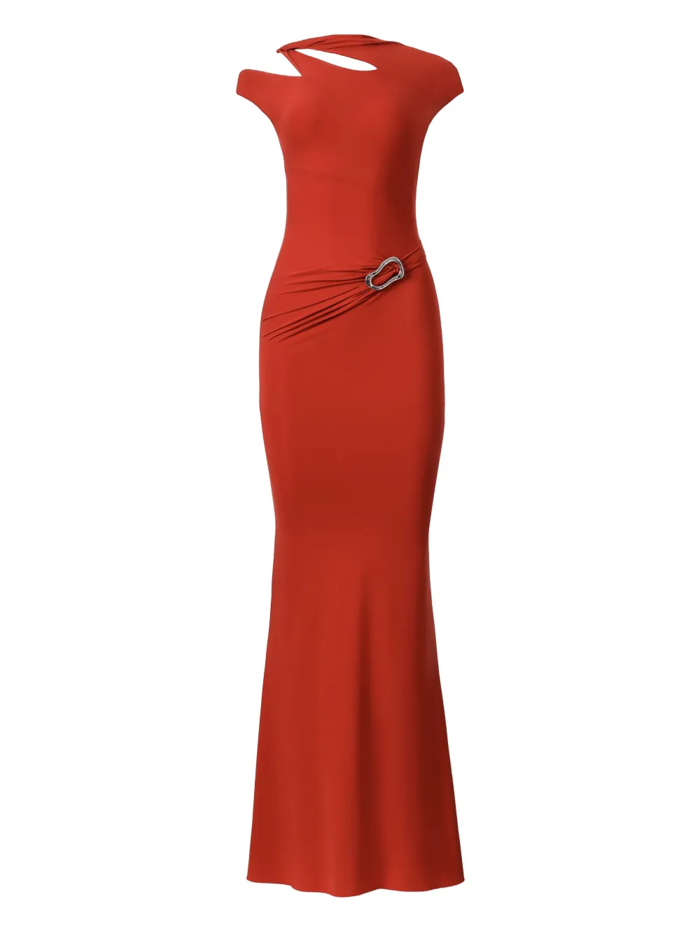 MOOS STUDIO robe Used to Be Yours à coupe longue | rouge | Image 1