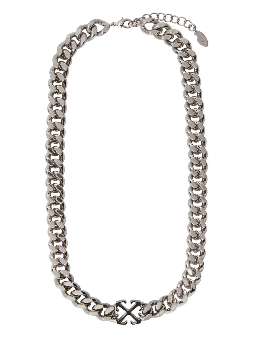 Off-White Collana a catena Arrow - Argento