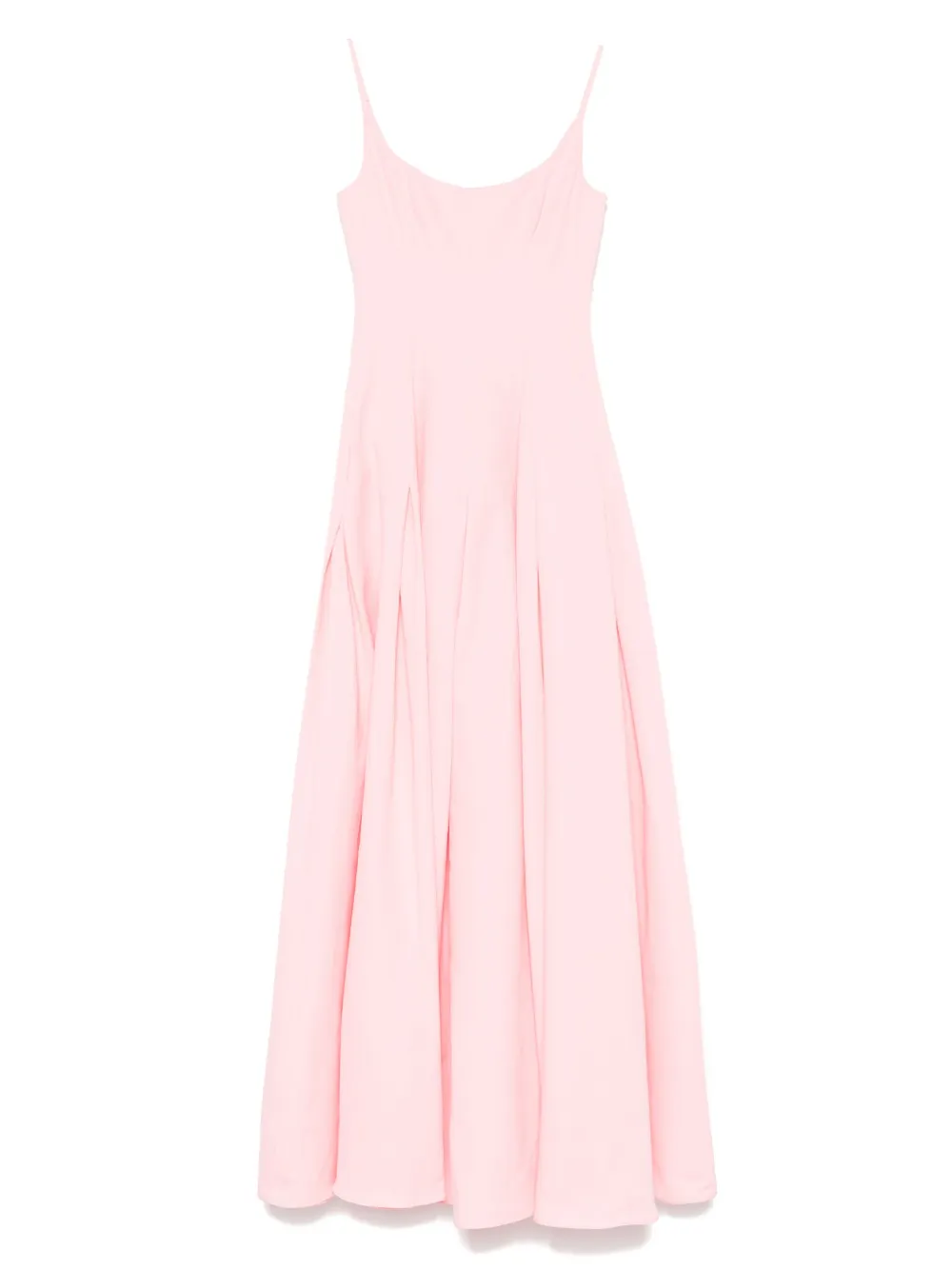 STAUD Joy maxi-jurk Roze