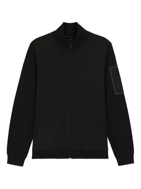 BOSS zip-up sweater