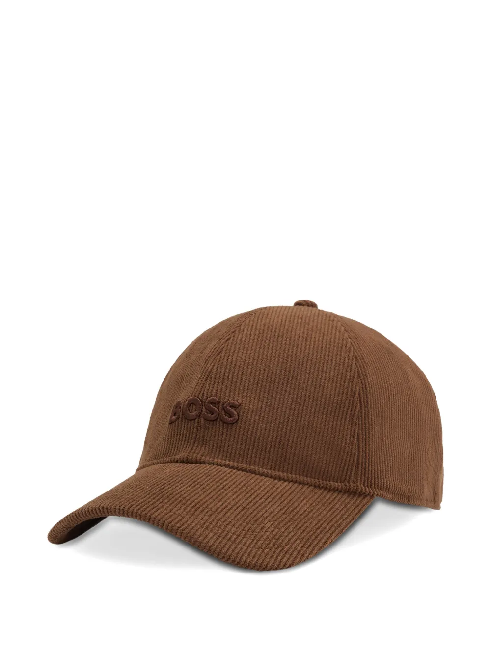 Hugo Boss Boss Zed Corduroy Baseball Cap In Brown