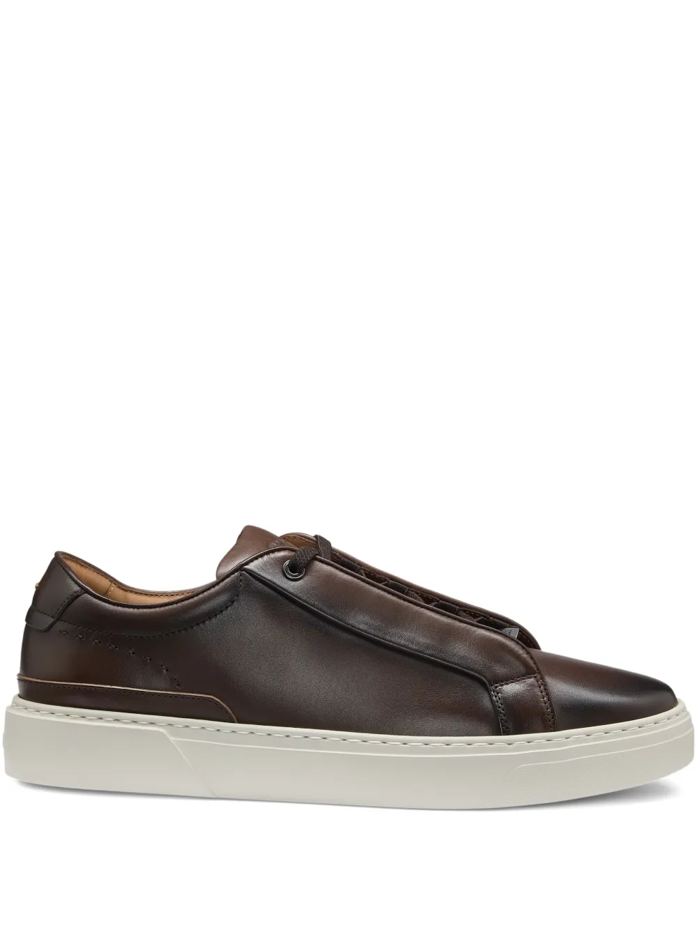 BOSS logo-plaque sneakers Brown