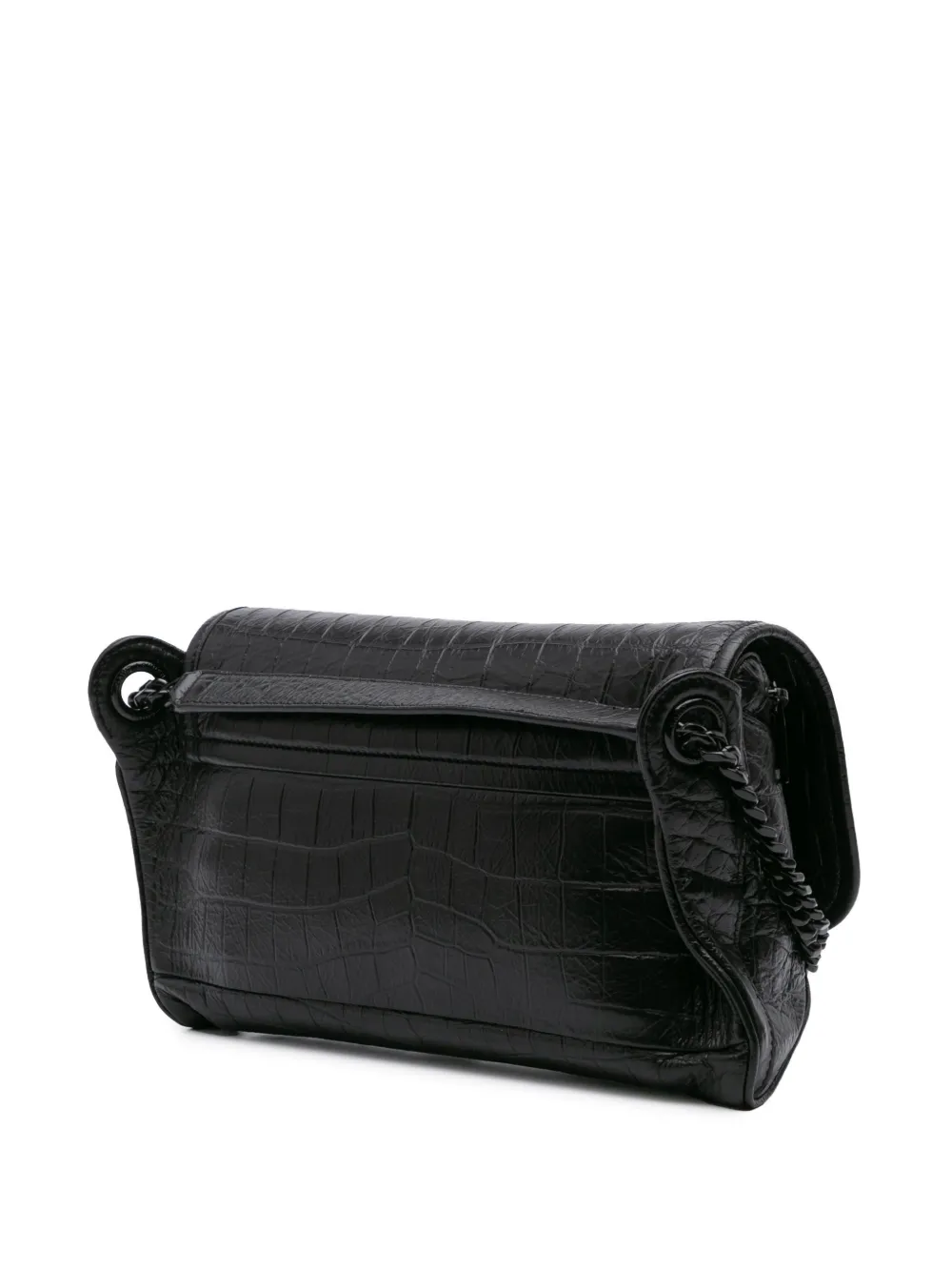 Saint Laurent Pre-Owned Niki krokodilpräglad axelväska med monogram från 2019 | Pre-Owned | Image 2
