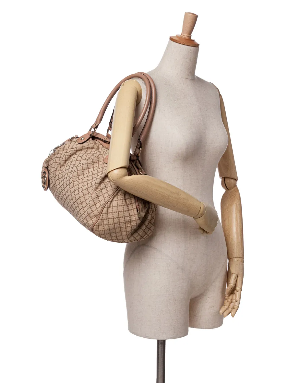 Gucci Pre-Owned Borsa a tracolla Sukey in tela con motivo Diamante 2016-2024 | Image 7