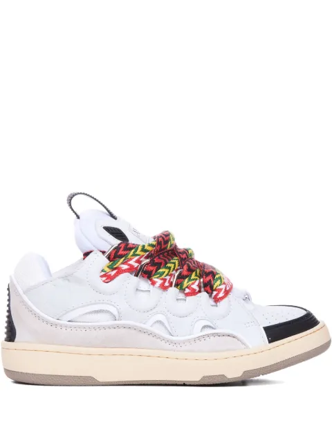 Lanvin tenis con parche del logo