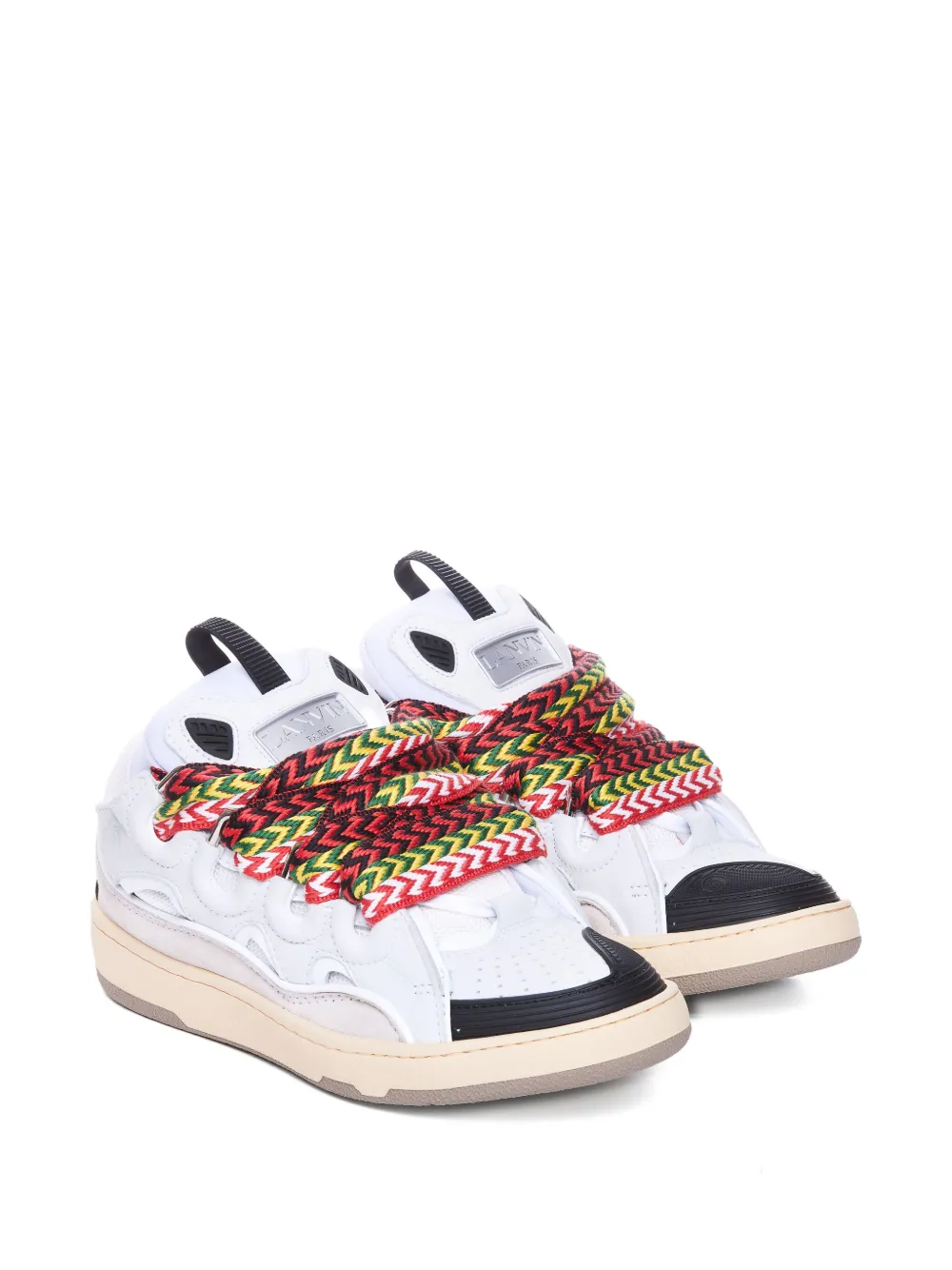 Lanvin logo-patch sneakers White