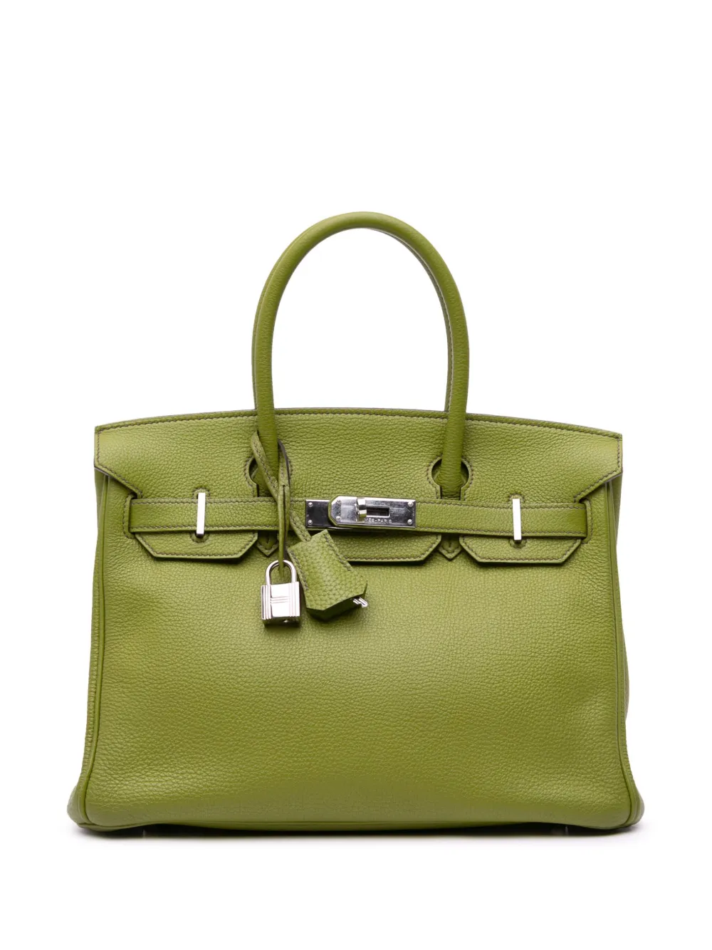 Hermès Pre-Owned 2013 トゴ バーキン ルトゥルネ 30 ハンドバッグ - グリーン Hermès Pre-Owned 2013 トゴ バーキン ルトゥルネ 30 ハンドバッグ - グリーン