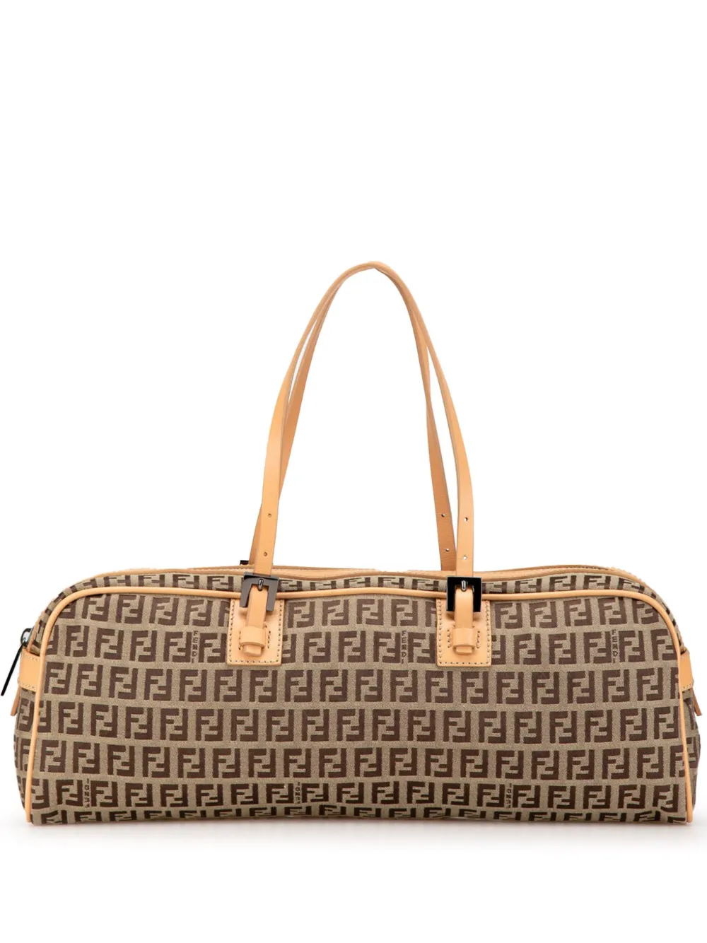 Fendi Pre-Owned 2000-2010 ズッキーノ キャンバス ハンドバッグ - ブラウン Fendi Pre-Owned 2000-2010 ズッキーノ キャンバス ハンドバッグ - ブラウン