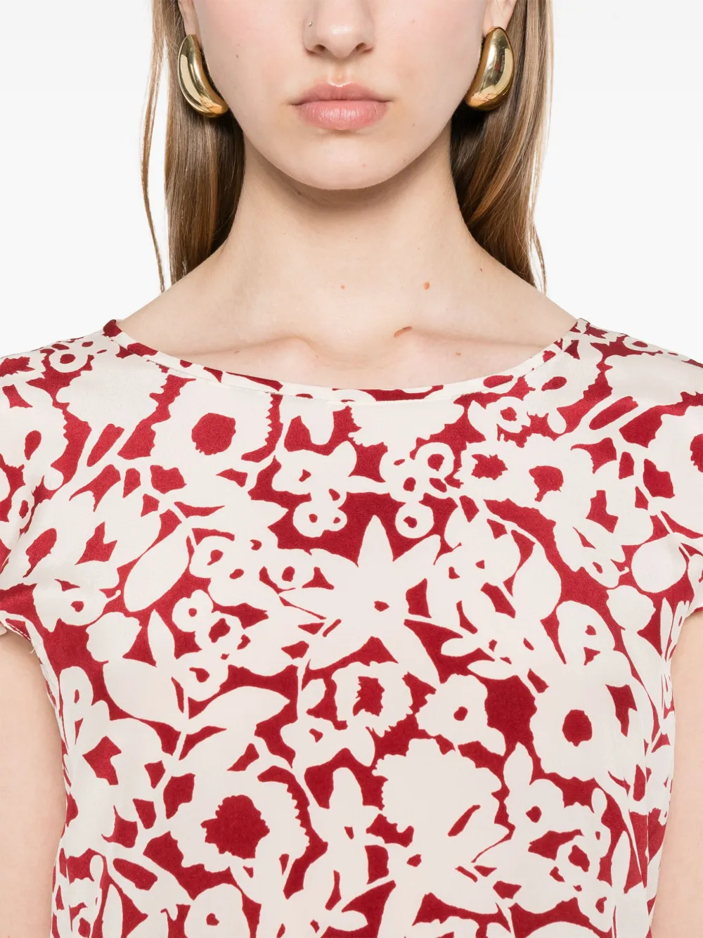 'S Max Mara Gisella midi-jurk Beige