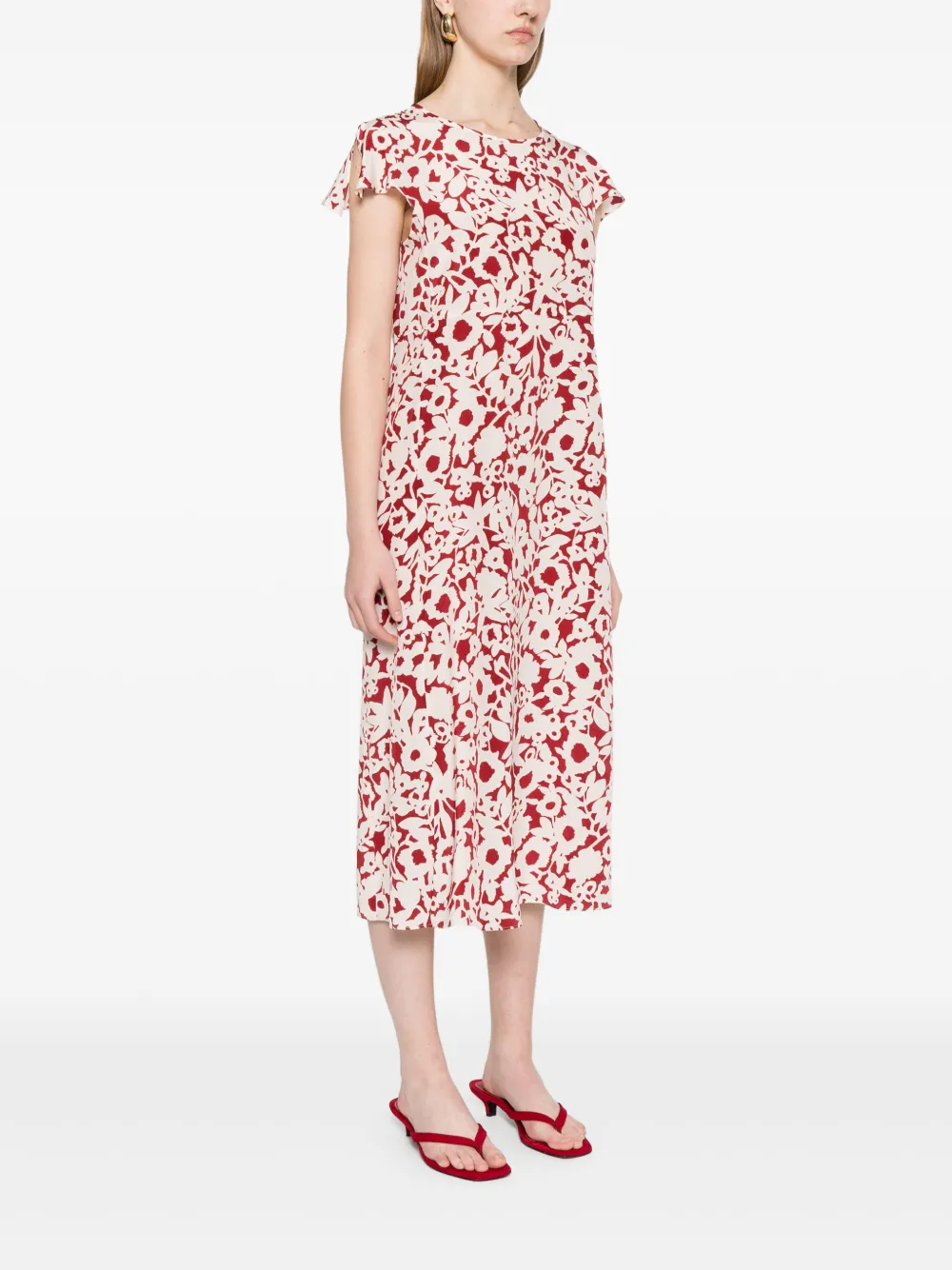 'S Max Mara Gisella midi-jurk Beige