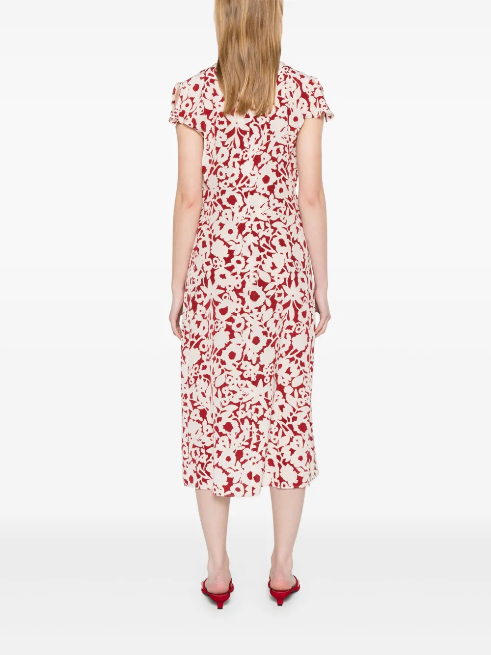 'S Max Mara Gisella midi-jurk Beige