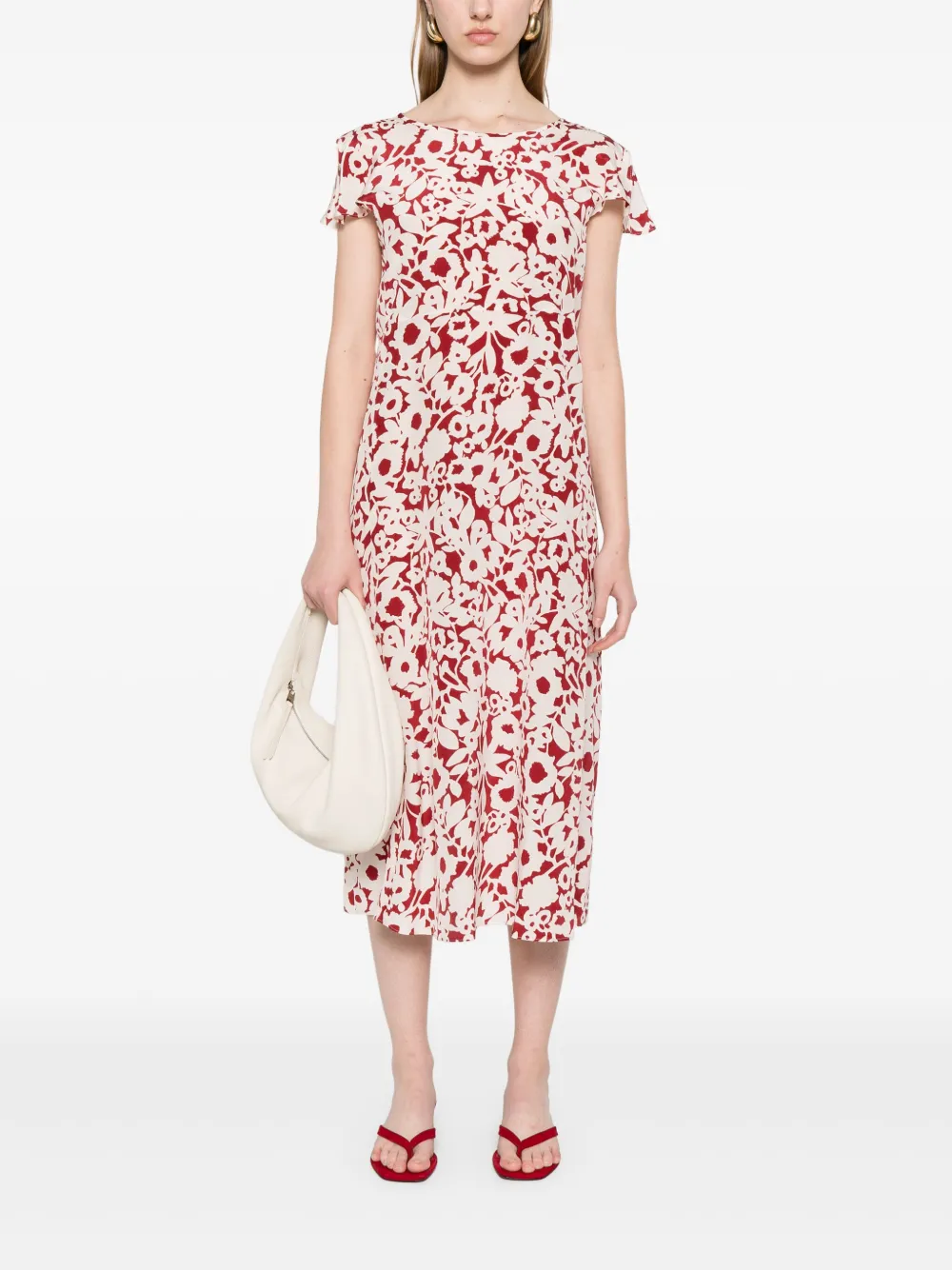 'S Max Mara Gisella midi-jurk - Beige