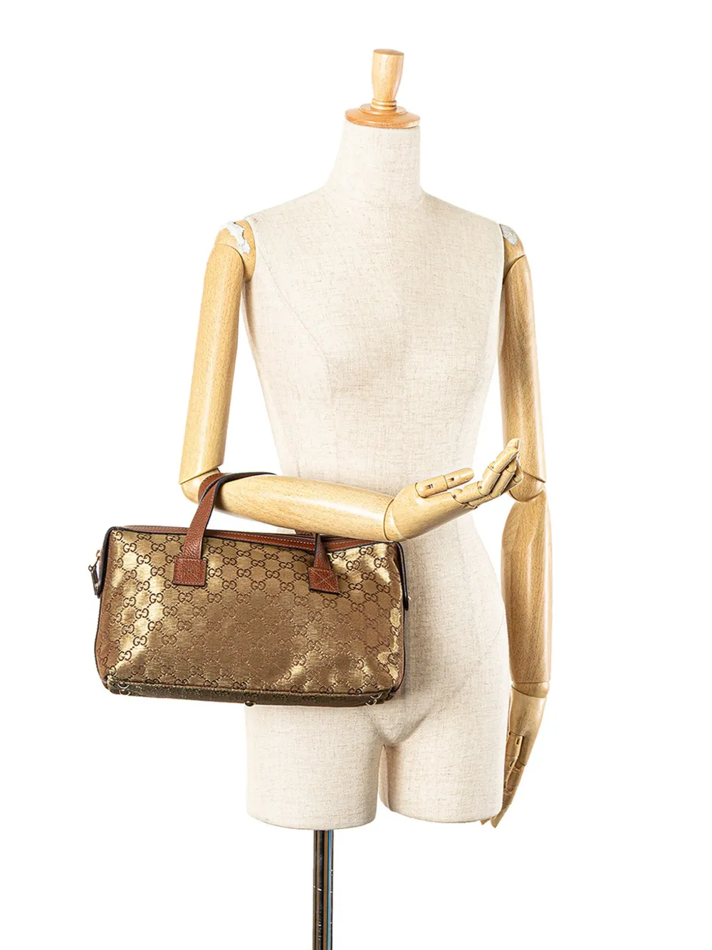 Gucci Pre-Owned Borsa a mano GG in lurex 2000-2015 | Image 7
