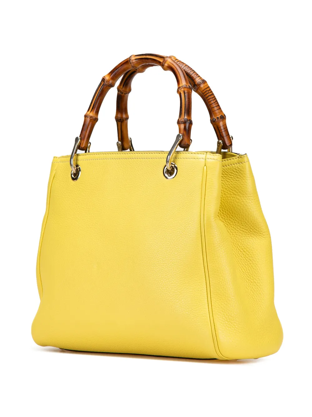 Gucci Pre-Owned 2016-present Small Calfskin Bamboo Shopper satchel | Pre-Owned | Image 2