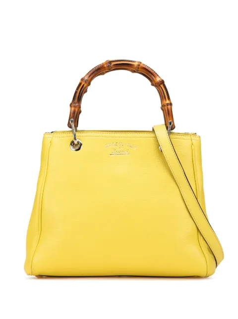 Gucci Pre-Owned 2016-present Small Calfskin Bamboo Shopper satchel