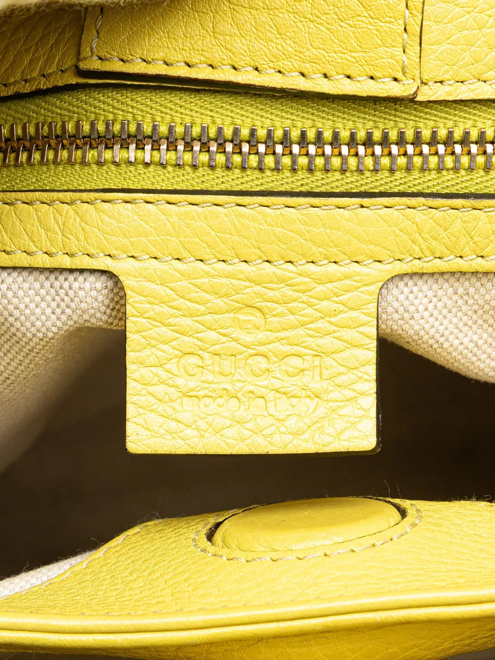2016-Present Small Calfskin Bamboo Shopper Satchel