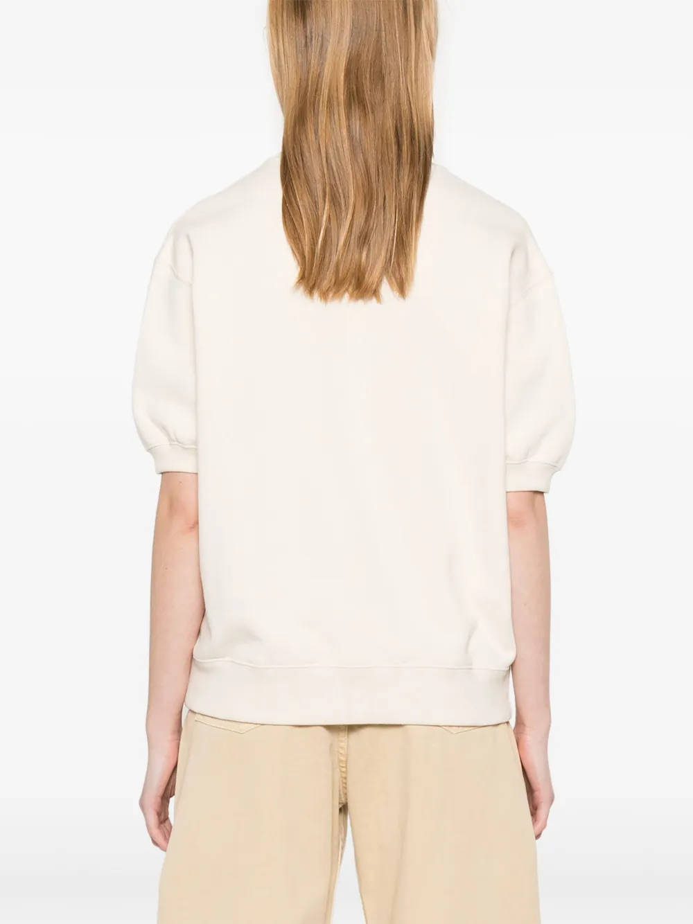 Jil Sander Katoenen T-shirt Beige