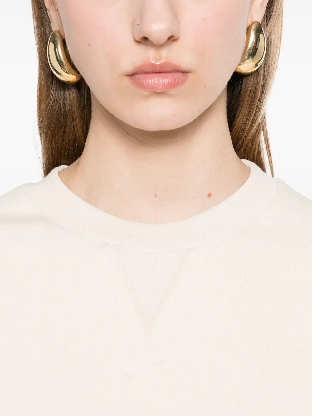 Jil Sander Katoenen T-shirt Beige