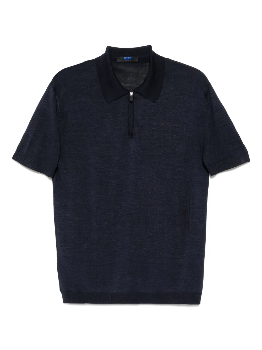 Kiton playera tipo polo con medio cierre | azul | Image 1
