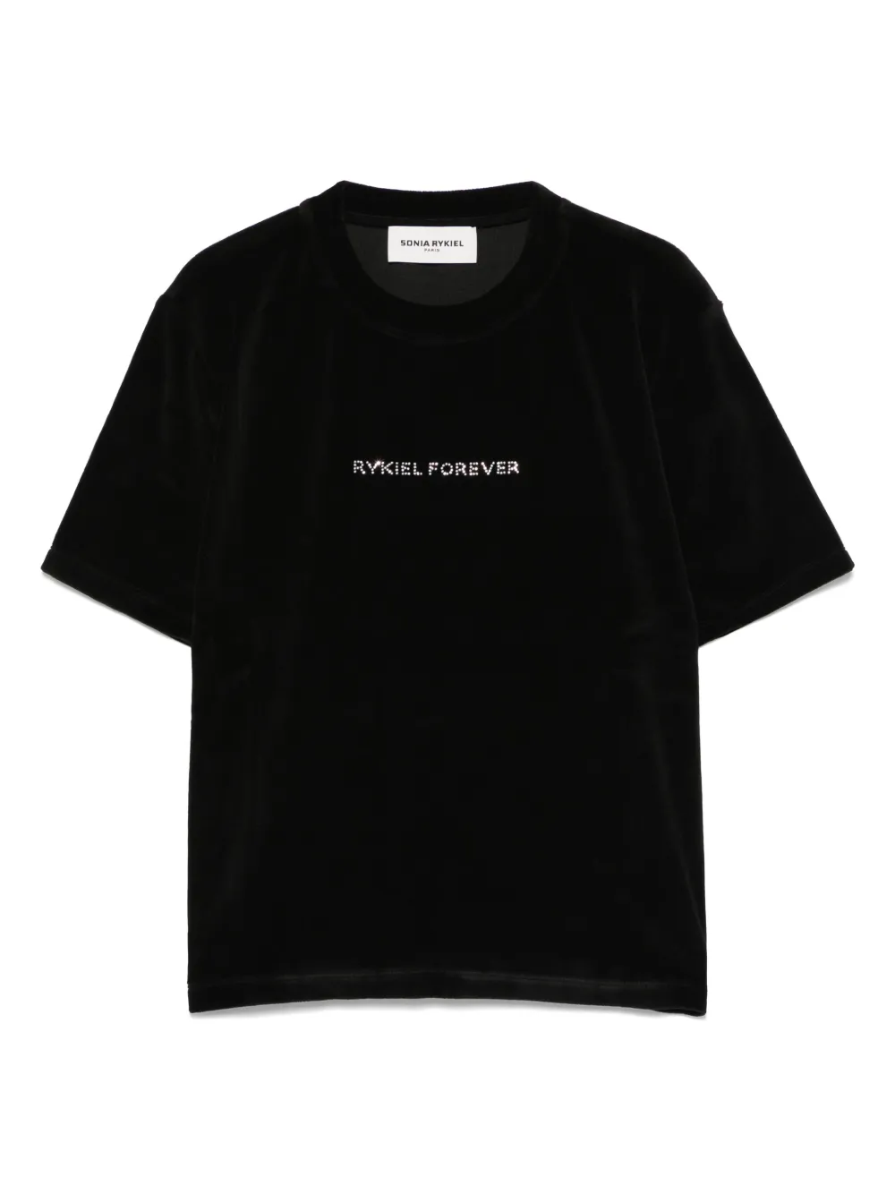 Sonia Rykiel Short-sleeve Velvet T-shirt
