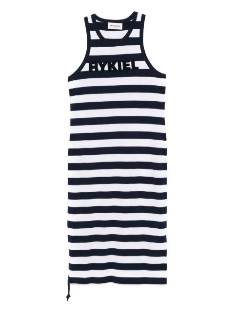 Sonia Rykiel فستان طويل مخطط