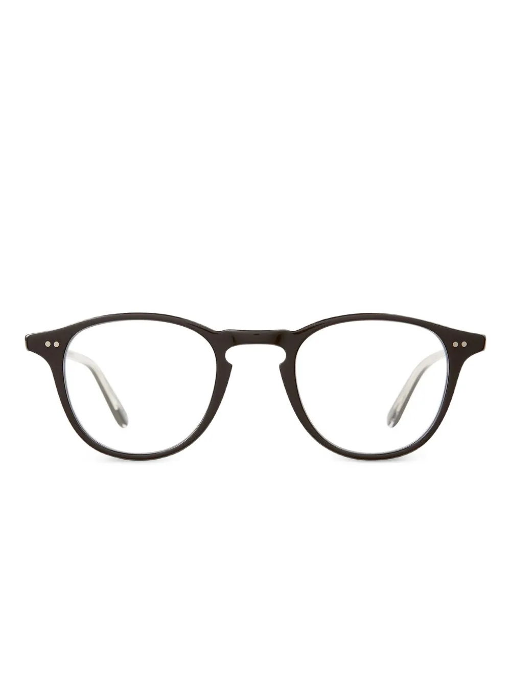 Garrett Leight Hampton round glasses Zwart