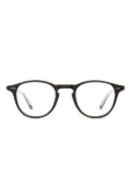 Garrett Leight Hampton round glasses - Black
