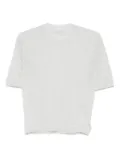 Zanone fine-knit T-shirt - Grey