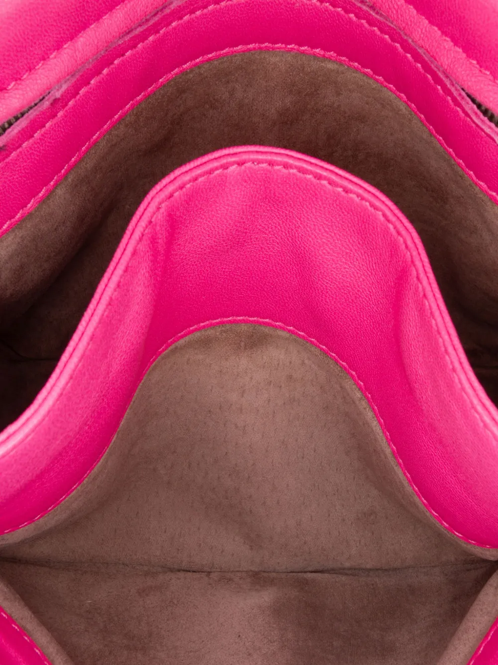Pre-owned Bottega Veneta 2012-2024 Nappa Intrecciato Flap Crossbody Bag In Pink