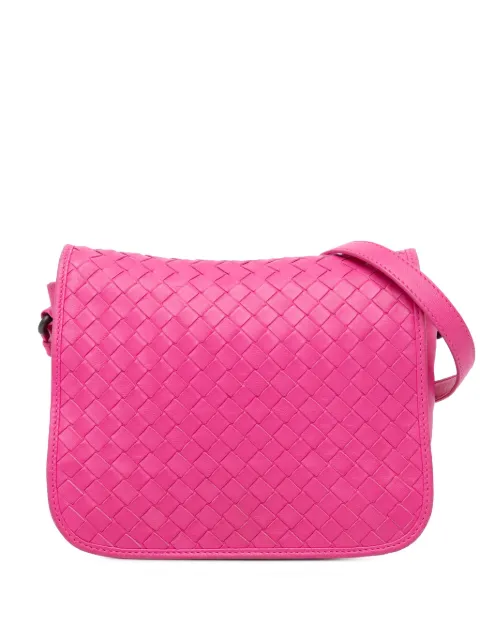 Bottega Veneta Pre-Owned 2012-2024 Nappa Intrecciato Flap crossbody bag