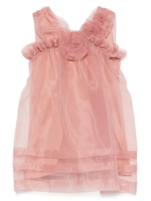 alapage vestido con aplique floral