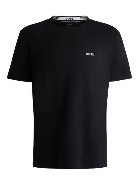 BOSS Camiseta com logo bordado