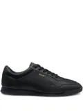BOSS logo-stamp leather sneakers - Black
