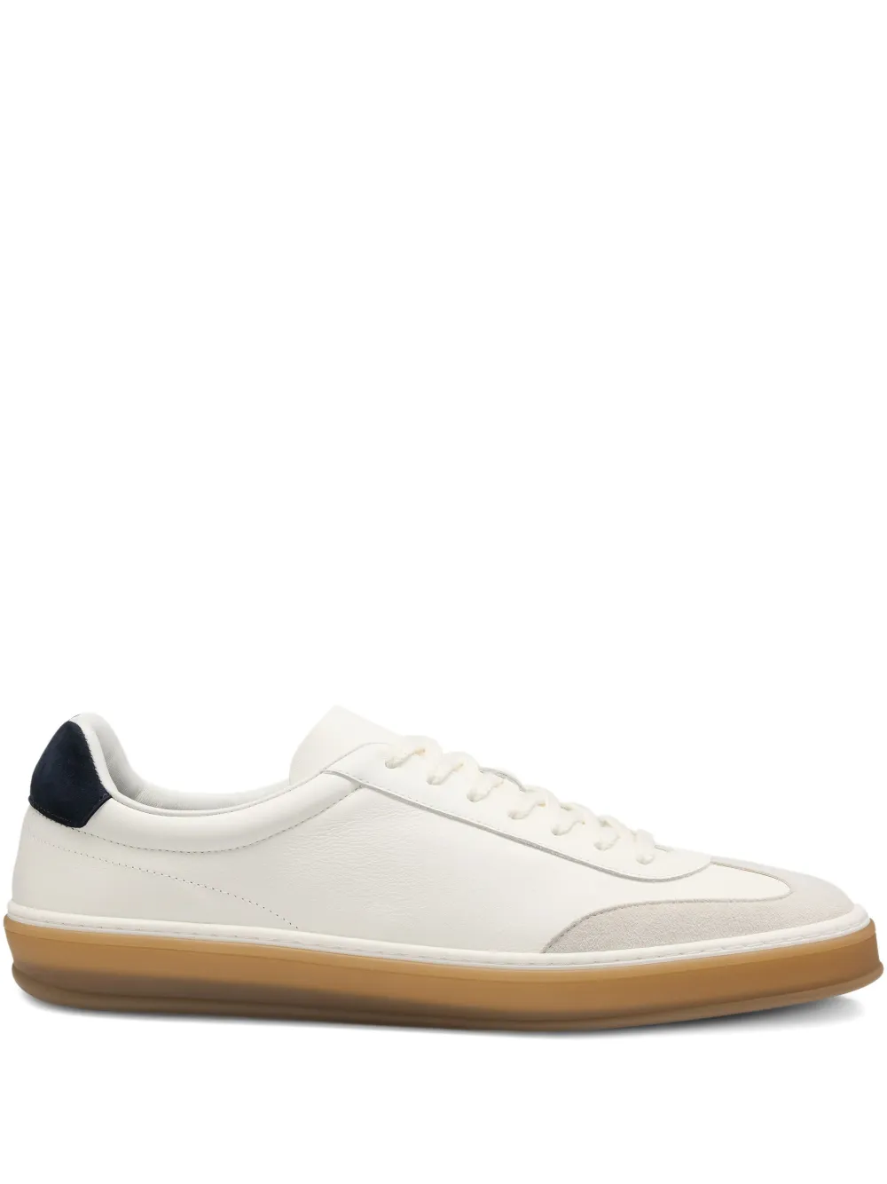 BOSS leather sneakers White
