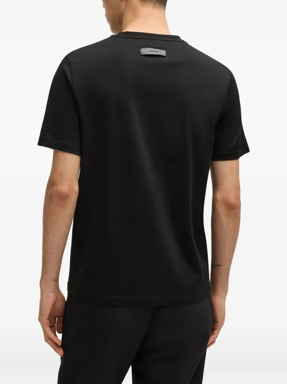 HUGO Getailleerd T-shirt 001 BLACK