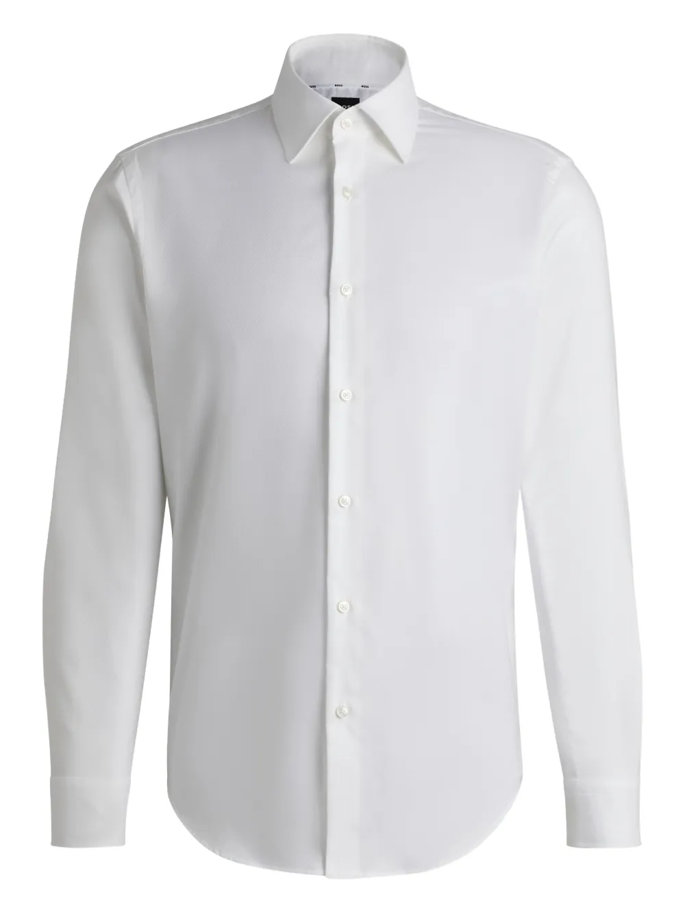 BOSS Camisa mangas longas com abotoamento | Branco | Image 1